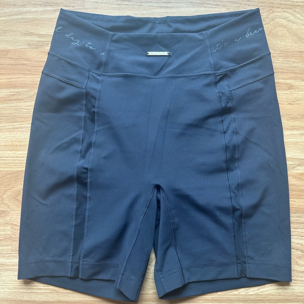 Gymshark x Whitney Simmons shorts. Black. Size: large.